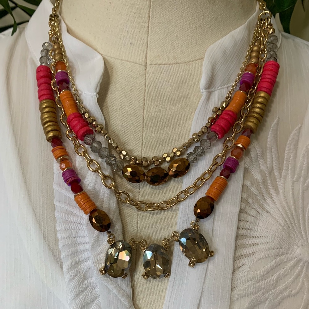 Loft - luscious multi layer necklace